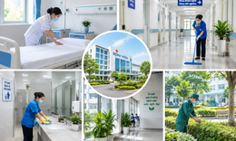 Giữ môi trường bệnh viện xanh, sạch, đẹp từ khoa phòng đến khuôn viên