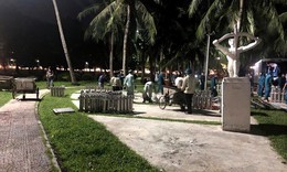 Thức trắng đêm sau màn pháo hoa rực rỡ để công viên sạch đẹp lúc bình minh