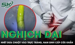 Nam sinh lớp 9 nhập viện sau khi nhét dưa chuột dài 20cm vào trực tràng