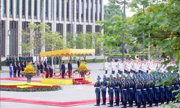 Tổng Bí thư, Chủ tịch nước Tô Lâm chủ trì Lễ đón Tổng thống Myanmar