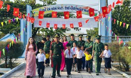 Học sinh từ đảo xa đến vùng biên viễn Quảng Trị mừng ngày tựu trường