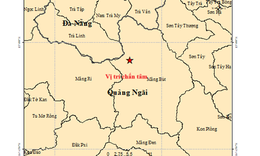Liên tiếp động đất ở Đà Nẵng, Quảng Ngãi