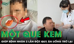 Bệnh nhân 2 lần đột quỵ có thể nuốt thức ăn trở lại chỉ bằng... 1 que kem