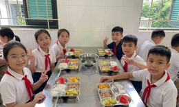 Thực đơn bán trú đủ dinh dưỡng giúp trẻ phát triển toàn diện
