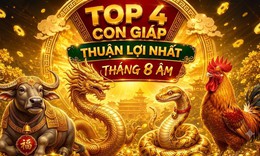 Top 4 con giáp may mắn, bứt phá mạnh nhất tháng 8 âm lịch 2026