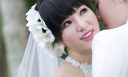 Th&#250;y Nga g&#226;y t&#242; m&#242; khi chụp ảnh cưới