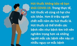 Để ph&#242;ng ngừa COVID-19, tuyệt đối kh&#244;ng h&#250;t thuốc l&#225;