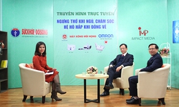 Ngưng thở khi ngủ, chăm s&#243;c hệ h&#244; hấp khi đ&#244;ng về