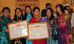 Đề nghị phong tặng, truy tặng danh hiệu "Nghệ sĩ nhân dân", "Nghệ sĩ ưu tú" cho gần 200 nghệ sĩ