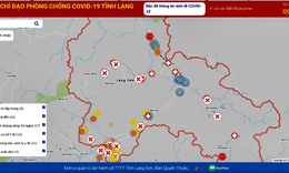 9 tỉnh đã có bản đồ COVID-19 cập nhật dịch theo thời gian thực