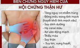 D&#249;ng thuốc kh&#244;ng đ&#250;ng ph&#225;c đồ điều trị, người bệnh thận hư biến chứng trở nặng