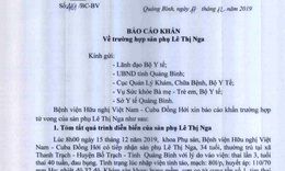 Vụ sản phụ tử vong tại Đồng Hới: Bệnh viện n&#243;i g&#236;?