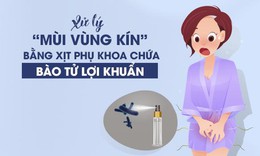 Xử l&#253; “m&#249;i v&#249;ng k&#237;n” bằng xịt phụ khoa chứa b&#224;o tử lợi khuẩn