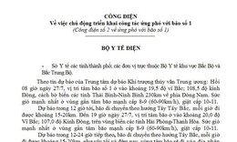 Y tế tại c&#225;c địa phương trong v&#249;ng ảnh hưởng b&#227;o số 1 trực cấp cứu 24/24h