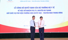 PGS.TS Nguyễn H&#224; Thanh giữ chức vụ Ph&#243; Viện trưởng Viện Huyết học- Truyền m&#225;u Trung ương