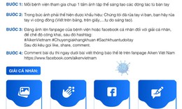 4 bước để tham dự cuộc thi "Vì một Việt Nam sạch khuẩn từ đôi bàn tay" của Bộ Y tế