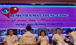 Bệnh viện Mắt Trung ương tổ chức Ng&#224;y hội hiến m&#225;u t&#236;nh nguyện