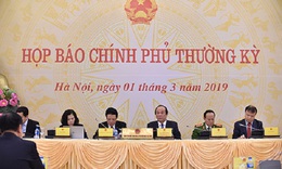 Họp b&#225;o Ch&#237;nh phủ th&#225;ng 2/2019