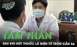 Thanh ni&#234;n 26 tuổi nhập viện t&#226;m thần sau khi h&#250;t thuốc l&#225; điện tử trộn cần sa