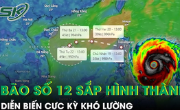 Bản tin thời tiết: &#193;p thấp nhiệt đới tăng cấp cực nhanh sắp th&#224;nh b&#227;o số 12, &#39;lao vun v&#250;t&#39; v&#224;o Biển Đ&#244;ng