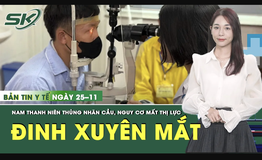 Bản tin Y tế 25/11: Nam thanh ni&#234;n bị đinh bắn xuy&#234;n mắt, nguy cơ mất thị lực vĩnh viễn 