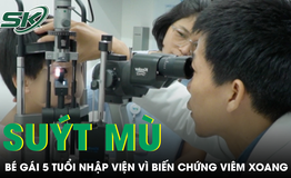 Cứu b&#233; g&#225;i 5 tuổi su&#253;t m&#249; v&#236; biến chứng vi&#234;m xoang