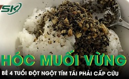 Ăn cơm muối vừng, bé 4 tuổi đột ngột tím tái phải cấp cứu