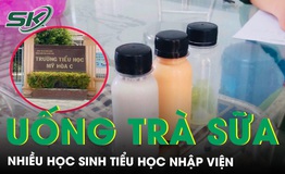 Uống tr&#224; sữa của người lạ, nhiều học sinh tiểu học ở Vĩnh Long nhập viện