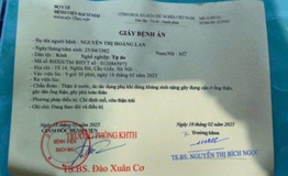 Cảnh b&#225;o: Giấy tờ, con dấu của Bệnh viện Bạch Mai bị giả mạo 