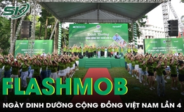Flashmob s&#244;i động hưởng ứng Ng&#224;y Dinh dưỡng cộng đồng Việt Nam lần 4 tại TPHCM