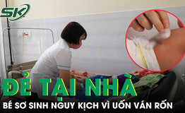 Đẻ tại nh&#224;, b&#233; sơ sinh nguy kịch v&#236; uốn v&#225;n rốn