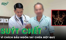 Người đ&#224;n &#244;ng su&#253;t chết v&#236; ch&#237;ch đầu ng&#243;n tay chữa đột quỵ