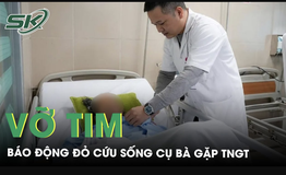 Báo động đỏ cứu sống cụ bà vỡ tim sau tai nạn giao thông 