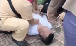 Kịp thời cứu nam thanh niên nhảy cầu Bến Lức xuống sông Vàm Cỏ Đông