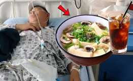 Người đàn ông phải nhập viện sau bữa ăn canh măng chua, nước ngọt