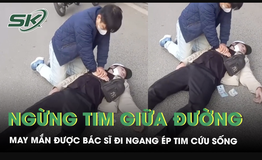 Ngừng tim giữa đường giờ cao điểm, nam thanh niên được bác sĩ đi ngang ép tim giành lại sự sống