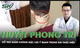 Hướng dẫn cách bấm huyệt phong trì trị hoa mắt chóng mặt