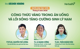Truyền hình trực tuyến: Công thức vàng trong ăn uống và lối sống tăng cường sinh lý nam