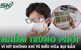Dùng điều hòa lâu ngày không vệ sinh, người đàn ông 32 tuổi nhập viện vì viêm phổi nặng