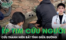 Nam sinh lao vào ép tim cứu thanh niên bất tỉnh giữa đường khiến nhiều người xúc động