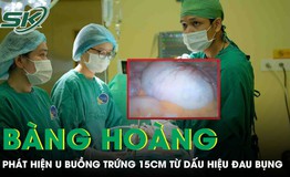 Cô gái 26 tuổi bàng hoàng phát hiện khối u buồng trứng 15cm từ dấu hiệu đau bụng