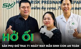 Hở ối từ tuần 21, sản phụ giữ thai 71 ngày, sinh con an toàn