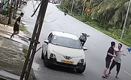 Xác minh vụ người đàn ông đánh người còn thách thức 