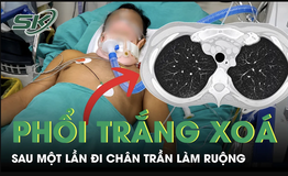 Thanh niên 20 tuổi phổi trắng xóa sau một lần đi chân trần làm ruộng