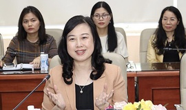 Bộ trưởng Bộ Y tế Đ&#224;o Hồng Lan tiếp đo&#224;n doanh nghiệp của Hội đồng Kinh doanh Hoa Kỳ - ASEAN