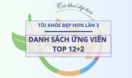 C&#244;ng bố danh s&#225;ch ứng vi&#234;n v&#224;o chung kết trao giải cuộc thi T&#212;I KHỎE ĐẸP HƠN Lần 3