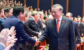 Tổng B&#237; thư T&#244; L&#226;m dự Đại hội đại biểu Đảng bộ Ch&#237;nh phủ lần thứ I, nhiệm kỳ 2025-2030