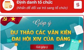 Hướng dẫn g&#243;p &#253; c&#225;c dự thảo văn kiện tr&#236;nh Đại hội XIV của Đảng tr&#234;n ứng dụng VNeID