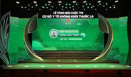 Sáng nay trao giải Cuộc thi 'Cơ sở y tế không khói thuốc lá' lần thứ I