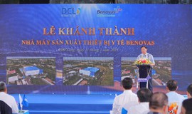 Benovas kh&#225;nh th&#224;nh nh&#224; m&#225;y thiết bị y tế hiện đại bậc nhất Việt Nam